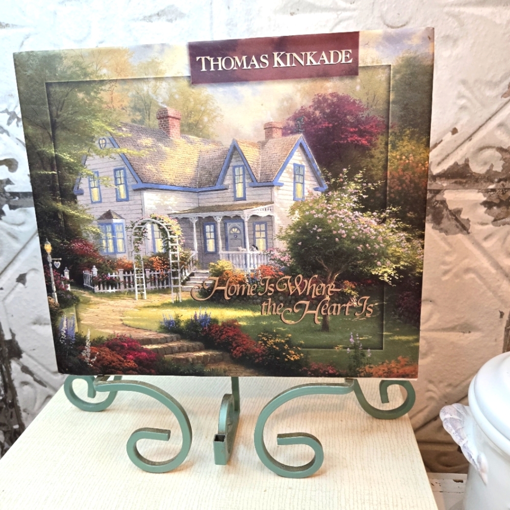 Thomas Kinkade Home is Where the Heart Is Hard Cover Reference Book '98 Vintage
